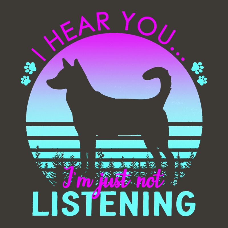 Canaan Dog T  Shirt I Hear You I'm Just Not Listening Canaan Dog Lover Bucket Hat by ratkemurphy717 | Artistshot