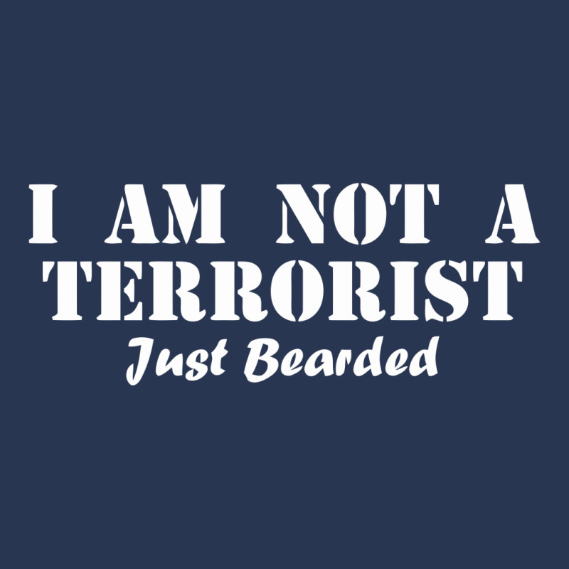 I Am Not A Terrorist Just Bearded Ladies Denim Jacket | Artistshot