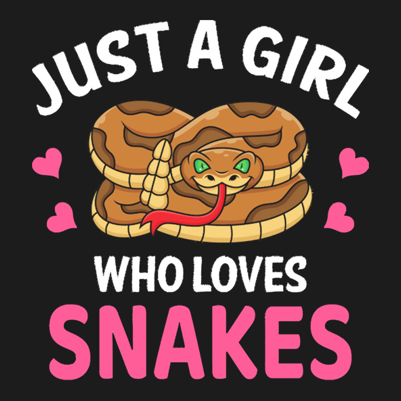 Snake T  Shirt Just A Girl Who Loves Snakes I Cartoon Snake T  Shirt Hoodie & Jogger set by heloise3085 | Artistshot