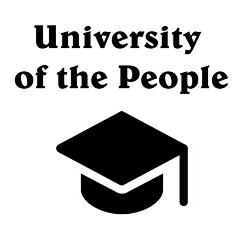 University Of The People Zipper Hoodie by MIVANVORST | Artistshot