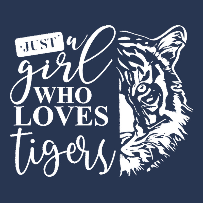 Tiger T  Shirt Just A Girl Who Loves Tigers I Kids I Baby Tiger T  Shi Men Denim Jacket by heloise3085 | Artistshot