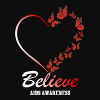 Believe Aids Awareness For Dark Crop Top | Artistshot