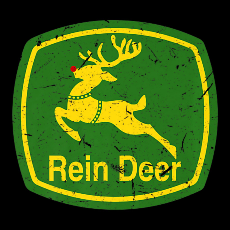 Rein Deer Christmas Parody Holiday Farm Tractor Joke Zipper Hoodie | Artistshot