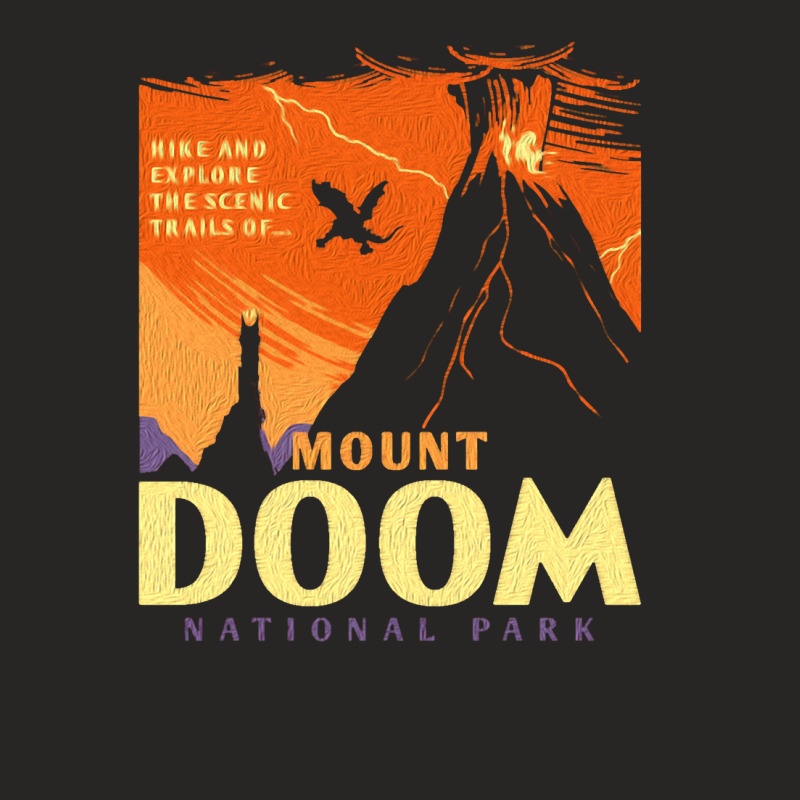 Trending Mount Doom National Park Ladies Fitted T-shirt | Artistshot