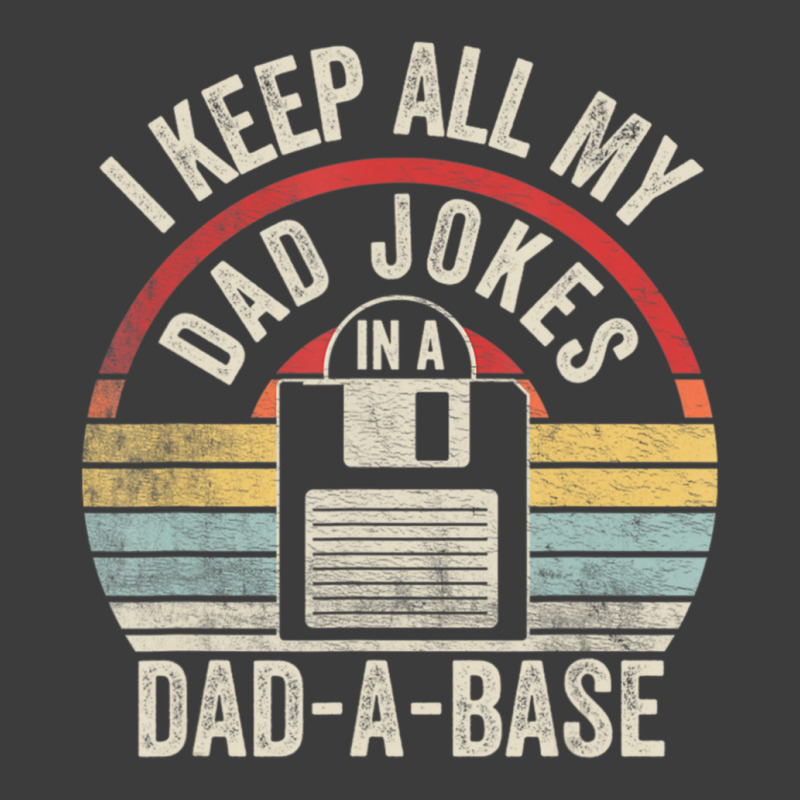 Retro I Keep All My Dad Jokes In A Dad-a-base Cool Dad Men's Polo Shirt by tintruong | Artistshot