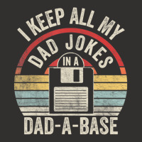 Retro I Keep All My Dad Jokes In A Dad-a-base Cool Dad Champion Hoodie | Artistshot