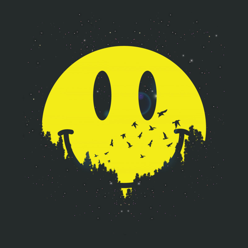 Smiley Planet Women's Triblend Scoop T-shirt by Gurkan | Artistshot