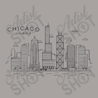 Chicago Skyline Vintage Chicago Illinois Pullover Hoodie Racerback Tank | Artistshot