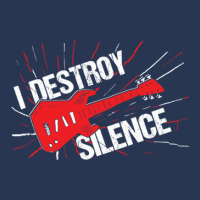 I Destroy Silence Electric Guitar Men Denim Jacket | Artistshot