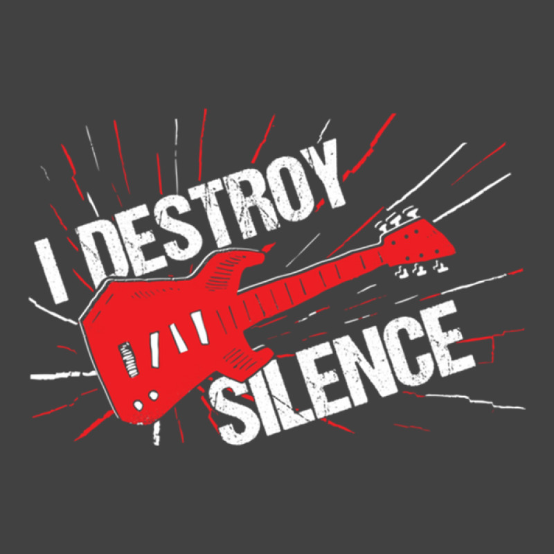 I Destroy Silence Electric Guitar Vintage T-Shirt by ELIZABETHKARLENEWINCELOWICZ | Artistshot