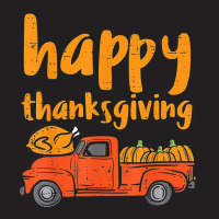 Happy Thanksgiving Turkey Pumpkin Truck Cute Men Women Kids T Shirt T-shirt | Artistshot