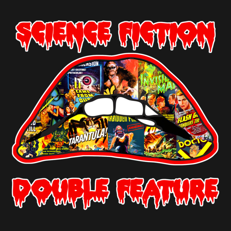 Science Fiction  Double Feature (lips! Lips!! Lips!!!) Flannel Shirt | Artistshot