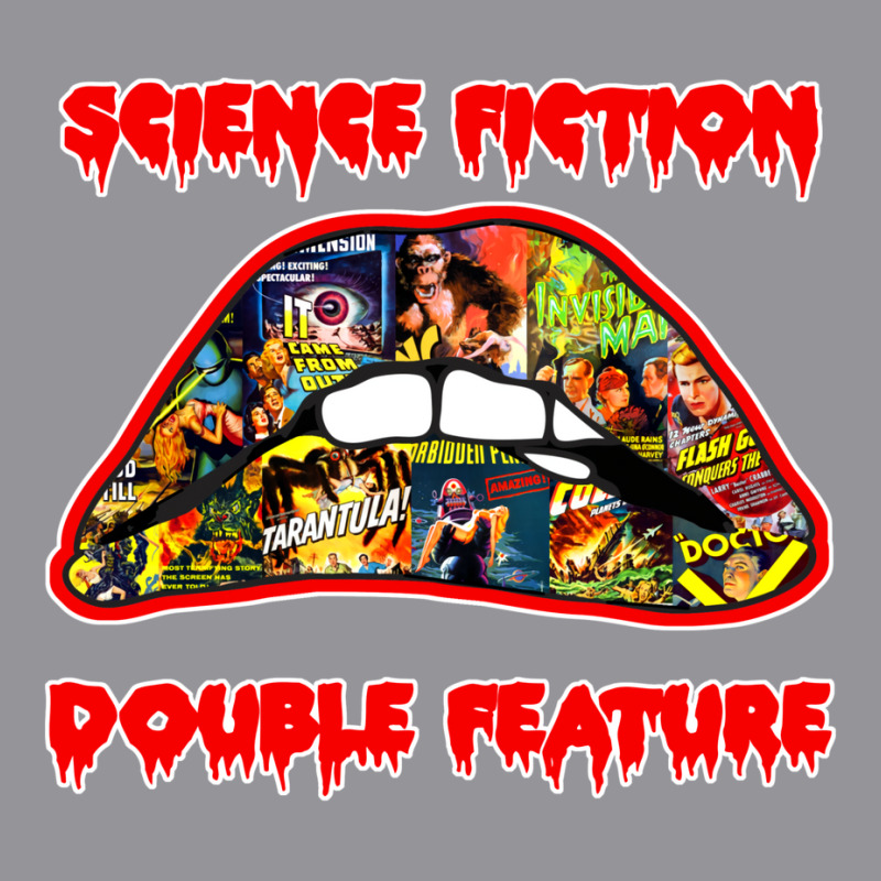 Science Fiction  Double Feature (lips! Lips!! Lips!!!) 3/4 Sleeve Shirt | Artistshot