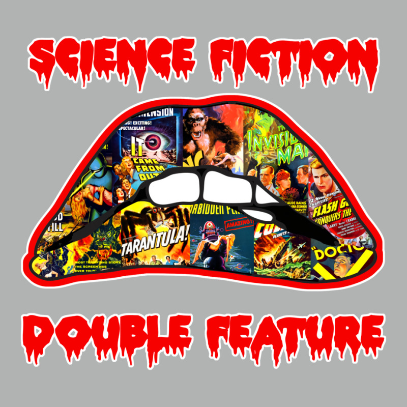 Science Fiction  Double Feature (lips! Lips!! Lips!!!) Zipper Hoodie | Artistshot