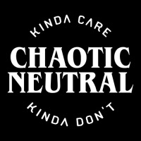 Trending Chaotic Neutral Alignment Kinda Care Kinda Don't Funny Quotes Adjustable Cap | Artistshot