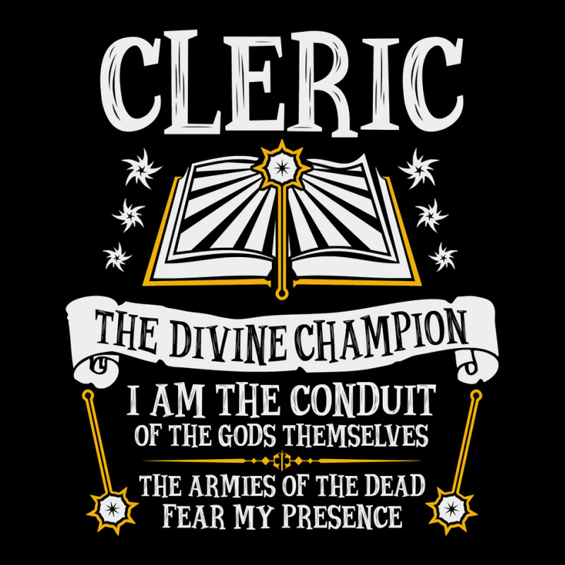 Trending Cleric, The Divine Champion - Dungeons & Dragons (black) Youth Sweatshirt by Estrada Link | Artistshot