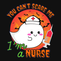 Nurse Halloween Costume T  Shirt You Can’t Scare Me, I’m A Nurse. Silver Rectangle Keychain | Artistshot