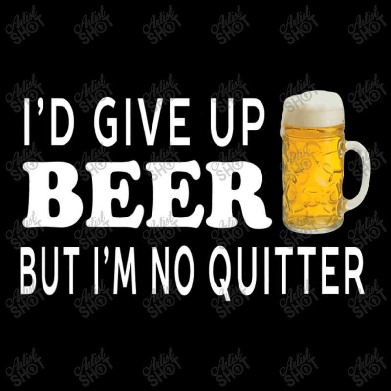 I'd Give Up Beer But I'm No Quitter Unisex Women's V-Neck T-Shirt by thanhtran | Artistshot