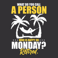 What Do You Call A Person Who's Happy On Monday Retired Vintage Hoodie And Short Set | Artistshot