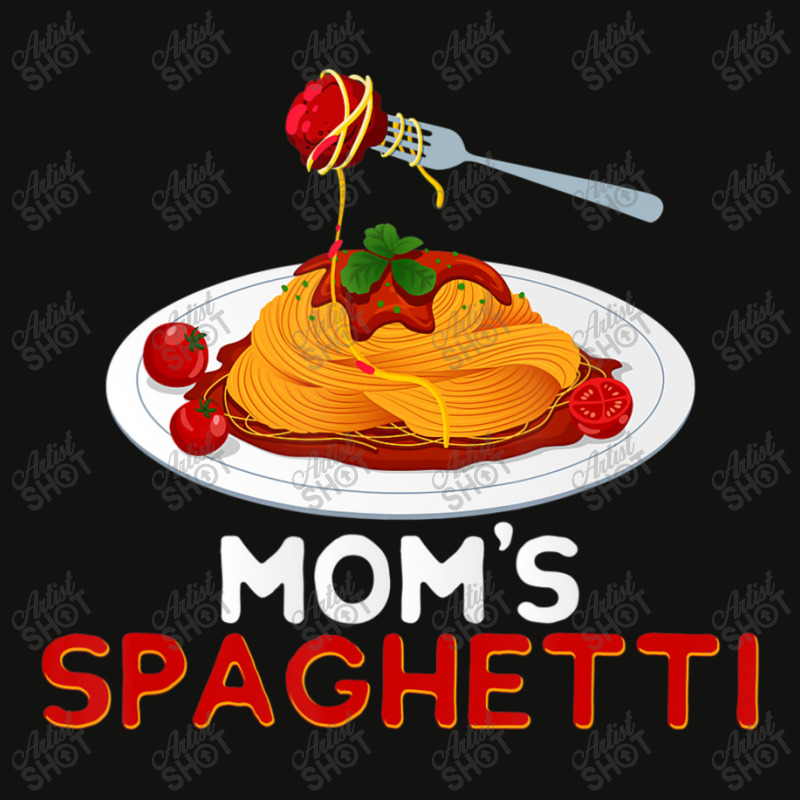 Mom's Spaghetti Food Lover Foodie Loves Pasta Scorecard Crop Tee by namnguyen | Artistshot