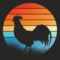 Sunset Rooster T  Shirt Sunset Rooster Gift Ideas T  Shirt Ladies Fitted T-shirt | Artistshot