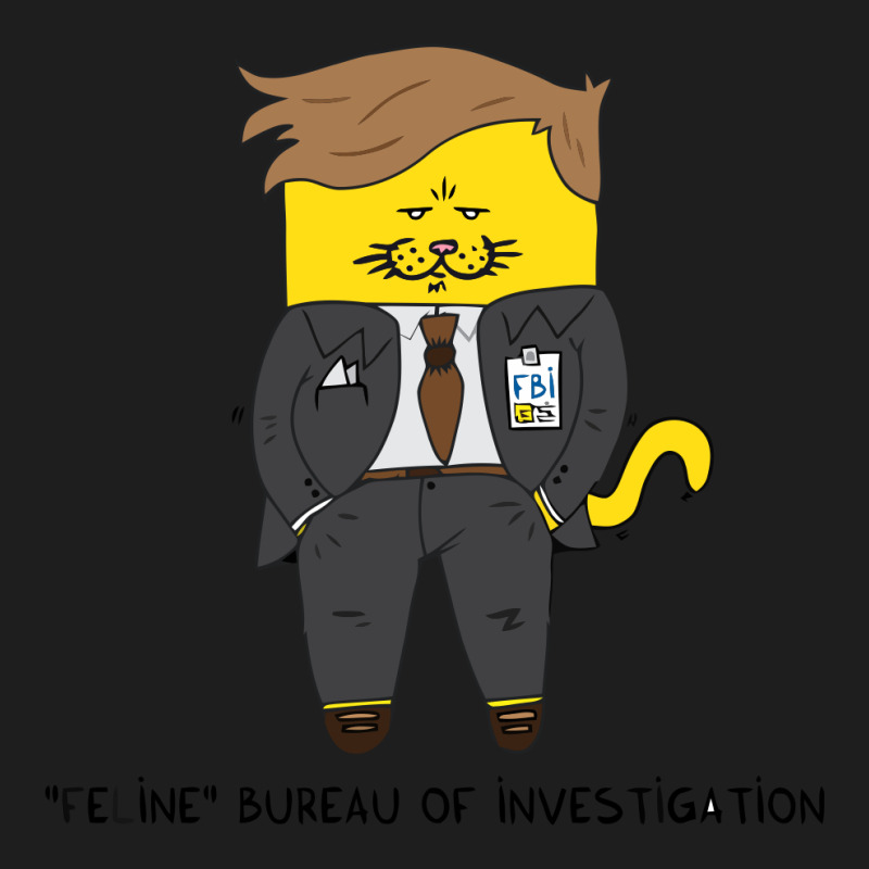 Feline Bureau Of Investigation Classic T-shirt by nawawi12 | Artistshot