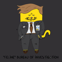 Feline Bureau Of Investigation Vintage Hoodie | Artistshot