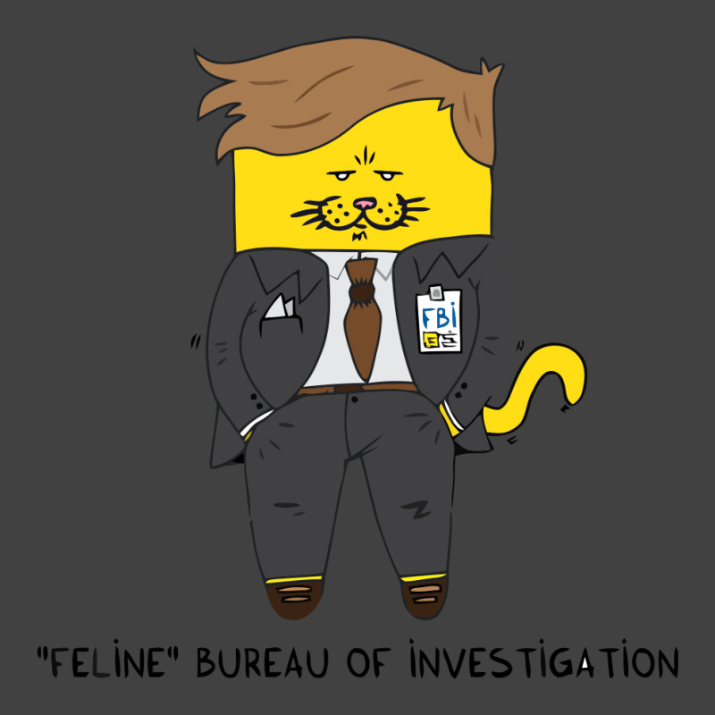 Feline Bureau Of Investigation Vintage T-Shirt by nawawi12 | Artistshot