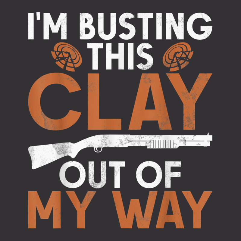 I'm Busting Clay   Sports Shooter & Clay Pigeon Shooting T Shirt Vintage Short | Artistshot