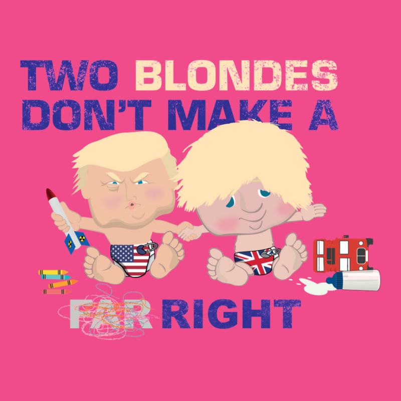 Boris Johnson And Donald Trump   Two Blondes Don't Make A Right Crewneck Sweatshirt | Artistshot