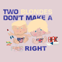 Boris Johnson And Donald Trump   Two Blondes Don't Make A Right Ladies Fitted T-shirt | Artistshot