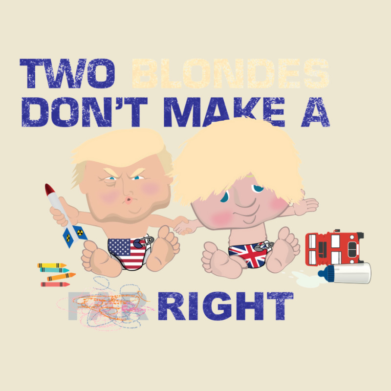 Boris Johnson And Donald Trump   Two Blondes Don't Make A Right Cropped Hoodie by ntouranakeney | Artistshot