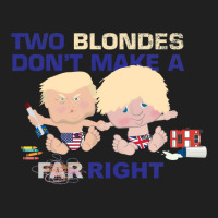 Boris Johnson And Donald Trump   Two Blondes Don't Make A Right Ladies Polo Shirt | Artistshot