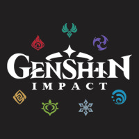 Genshin Impact Elements (colours) T-shirt | Artistshot