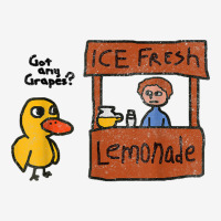 Ice Fresh Lemonade Got Any Grapes Duck Funny Gift T Shirt Baby Bibs | Artistshot