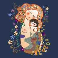 Trending Kokeshis Mother And Child Of Klimt Men Denim Jacket | Artistshot