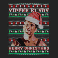 Yippe Ki Yay Funny Ugly Sweater Christmas   Ylp 3/4 Sleeve Shirt | Artistshot