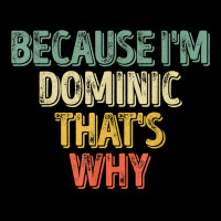 Funny Personalized Name Shirt Because I'm Dominic That's Why T Shirt Lightweight Hoodie | Artistshot