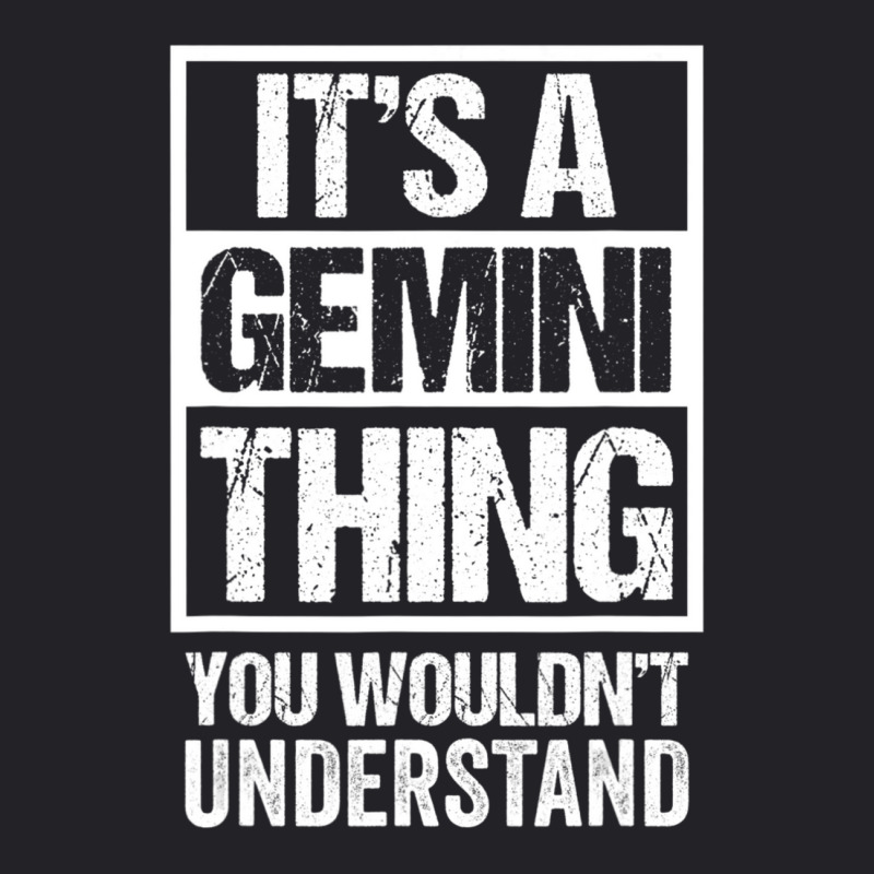 Limited Edition A Gemini Thing You Wouldn't Understand Astrology Zodia Youth Tee by michaelyounger19 | Artistshot