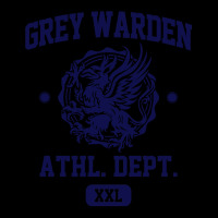 Grey Warden Athletic Department  Dragon Age Gym Shirt Style  Navy Prin Kids Cap | Artistshot