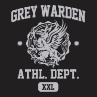 Grey Warden Athletic Department  Dragon Age Gym Shirt Style  Silver Pr T-shirt | Artistshot