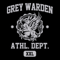 Grey Warden Athletic Department  Dragon Age Gym Shirt Style  Silver Pr V-neck Tee | Artistshot