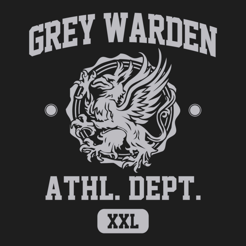 Grey Warden Athletic Department  Dragon Age Gym Shirt Style  Silver Pr Classic T-shirt by borlapleenazr | Artistshot