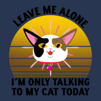 Leave Me Alone Im Only Talking To My Cat Today Men Denim Jacket | Artistshot