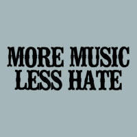 Minimal More Music Less Hate Unisex Sherpa-lined Denim Jacket | Artistshot