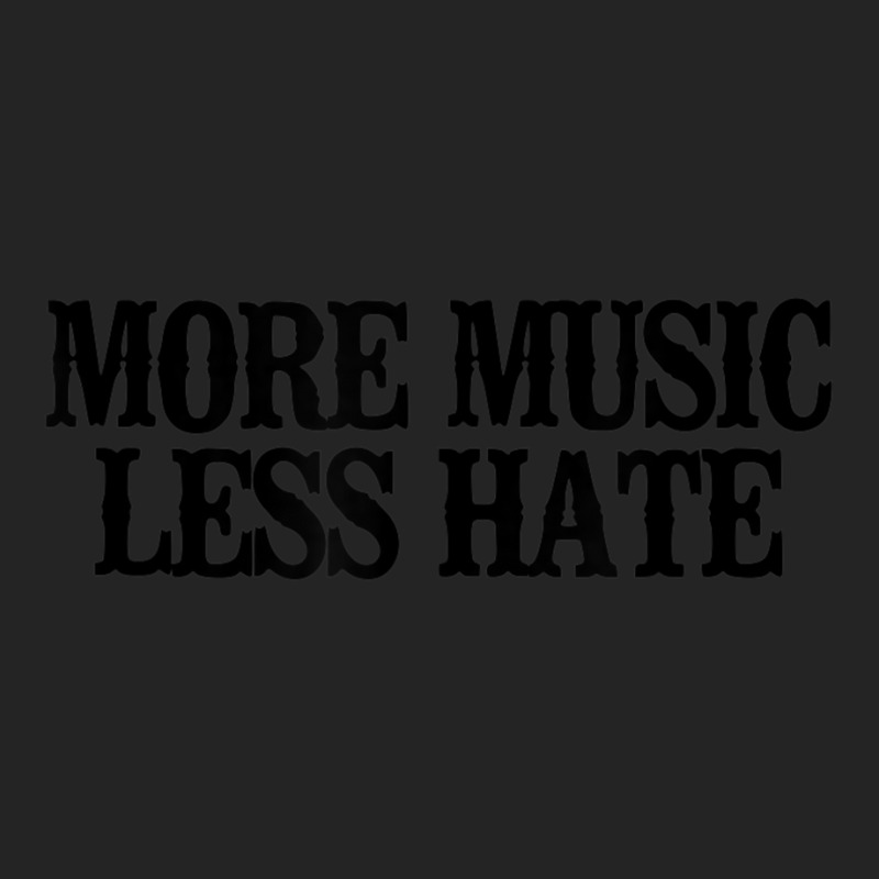 Minimal More Music Less Hate 3/4 Sleeve Shirt by longho | Artistshot