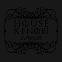 Limited Edition House Kenobi (black Text) Flannel Shirt | Artistshot