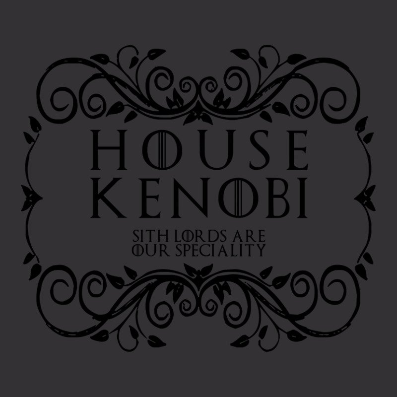 Limited Edition House Kenobi (black Text) Vintage Hoodie by Kristina Ritchey | Artistshot