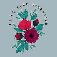 Inspirational Quote Raise Your Vibration T Shirt Unisex Sherpa-lined Denim Jacket | Artistshot