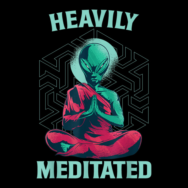 Heavily Meditated Alien Monk Funny Yoga Meditation Adjustable Cap by DAGUILERA | Artistshot